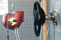 sample tests:  head drops; full-scale vehicle-to-vehicle crashes; bumper impacts; bumper conponent evaluation; Human volunteer testing; pre-impact braking;amusement ride testing; seat back and/or seat bottom testing;restraint system testing (Airbag deployment, webbing elongation, webbing pull, inertial release, retractor evaluations)